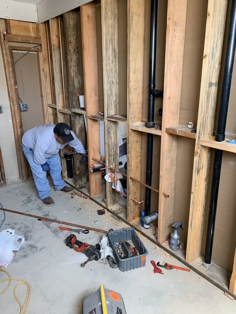 Commercial rough-in plumbing for Water Heater Replacement in Beltsville